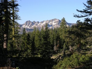 Sierra Buttes, lookout on top