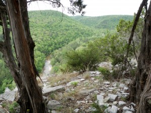 looking over Sylamore creek