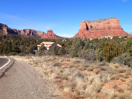 S side of bell rock and courthouse