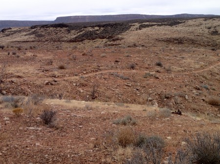 foreground was buned in 2012, behind natural, way behind Little Creek Mesa