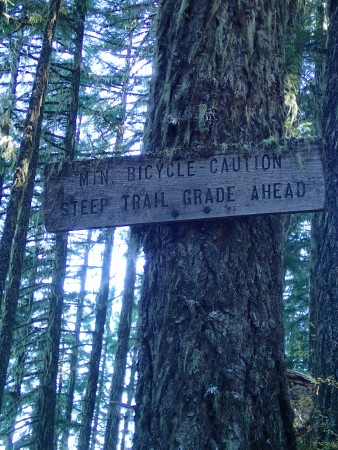 Heckletooth trail warning
